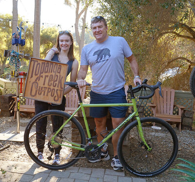This father-daughter team is super happy to pick up the new Disc Trucker