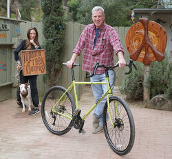 Can't wait to take this Pea Lime Disc Trucker for a ride!