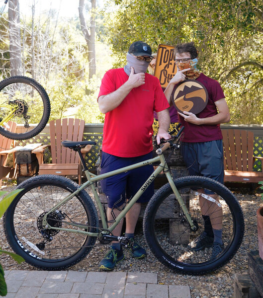 Bruce was inspired by our bikepacking trips and purchased a Surly ECR. We hope he'll join us on some fun adventures.