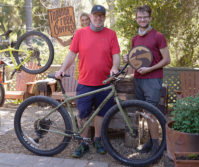 Bruce was inspired by our bikepacking trips and purchased a Surly ECR. We hope he'll join us on some fun adventures.