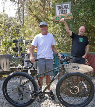 Glenn is ready to ride his new Surly ECR over hill, dale and paseo