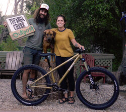 Carrie will be riding the trails of Topanga with her new Surly Instigator 2.0
