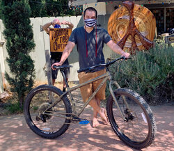 Adrian picks up his new Surly Karate Monkey