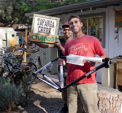 Robert picks up a new Surly Karate Monkey frame