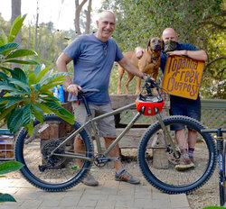 Big thumbs-up to Marc for choosing the Karate Monkey as his all-around mountain bike