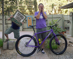 Scott caught the single speed bug and got himself a Surly Karate Monkey