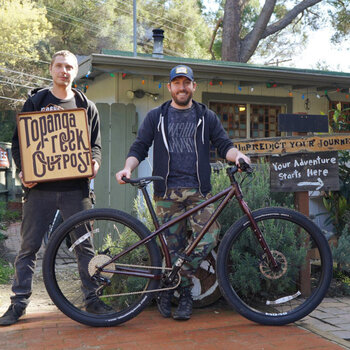 Mark's purple Surly Krampus is great for bikepacking