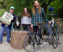 Cameron did lots of research and Surly Long Haul Trucker was the right fit for him