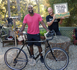 Micah is ready for some road touring on his new Surly Long Haul Trucker