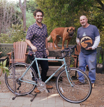 Alex is one happy guy with his new Surly Long Haul Trucker