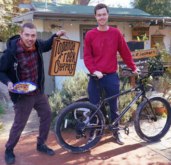 Jamie is stoked about his new Surly Lowside