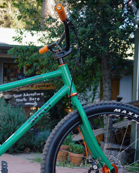 Michael's special Surly Lowside looks stunning with orange accents