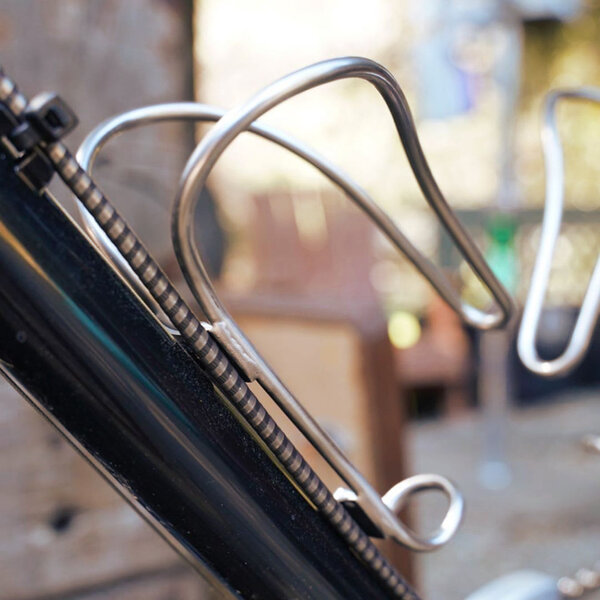A pair of King cages for Connor's custom Midnight Special. The cages are made in Durango, Colorado.