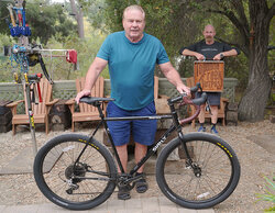 Dennis will enjoy the comfy ride this Surly Midnight Special offers