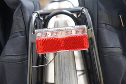 The SON hub powers both the front and rear lights