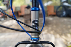 White Industries headset is the perfect choice for Ray's Surly Ogre