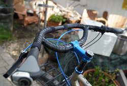 Ray's custom Surly Ogre has Paul Component stem with Jone's H-Bar for the ultimate versatility