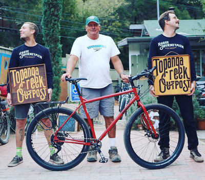 Rod is super happy about his new Surly Ogre