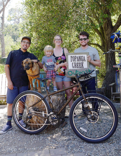 Surly Ogre Rover Brown, named after our shop dog Rover, goes home with Cole today.