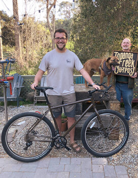 Dax's new Surly Ogre Rover Brown