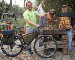 Rover is happy to have sold another Surly Rover Brown Ogre. Kyle is quite happy too.