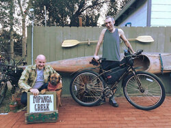 Rover is excited to go on many adventures on his new Surly Ogre Rover Brown