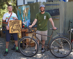 Scott picks up his new Surly Ogre Rover Brown. A great bikepacking bike!