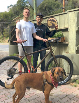 This Rover Brown Surly Ogre with dynamo hub and light will get Simon to places far and near