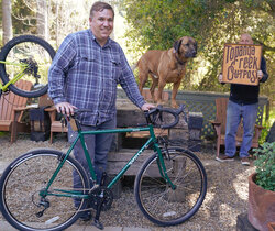 This is Sandy's second Surly - the Pack Rat. We agree you always need 'N + 1' bikes when it comes to Surly.