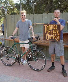 KP is stoked with his new Surly Pack Rat