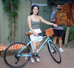 This Preamble is super stylish with Brooks Saddle and TCO leather handlebar bag