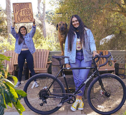 Two friends getting two Surlys together. The Straggler is the perfect bike for her needs.