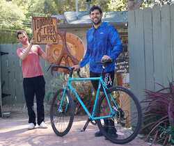 This guy is super happy with the new Straggler purchase