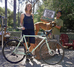 Andrea named her new Surly Straggler 'Scout'. Thin Mint was in the running, but Scout won the day.