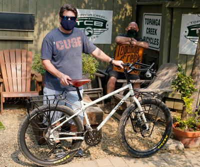 Will is ready for big trips on his new Surly Troll