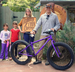 Jeremiah will totally enjoy this fun fat bike, the Surly Wednesday.