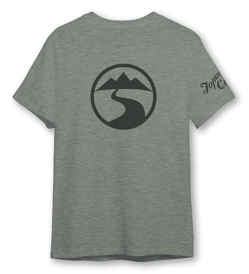 Topanga Creek Outpost classic round logo tee.