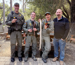 It was an incredible experience to spend time with the Malibu Search and Rescue Team and make belts for them