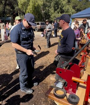 We custom fit the belt for each fireman and first responder to make sure they get a perfect fit. Our belts are made out of premium top grain leather.