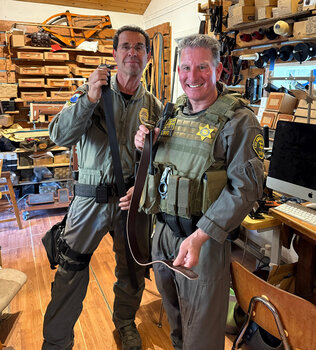 We donated belts to the Malibu Search and Rescue Team who put their lives on the line to protect ours during the fires.