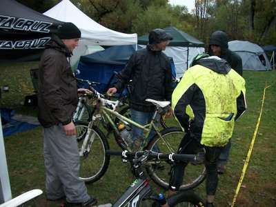 Cold, muddy and rainy, but everyone was having fun